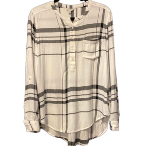 Lucky 🍀 Brand Tunic Plaid Blouse.